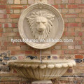 Wholesale cheap factory supplied stone lion head water feature wall hanging fountain